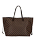 Louis Vuitton Neverfull, back view